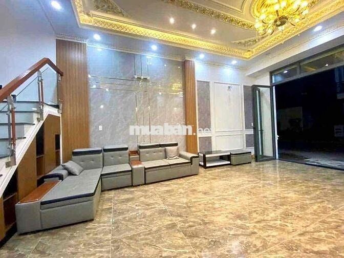 nhà 1 trệt 2 lầu An Phú,Thuận An,80m2  có nội thất cơ bản,đường 7m