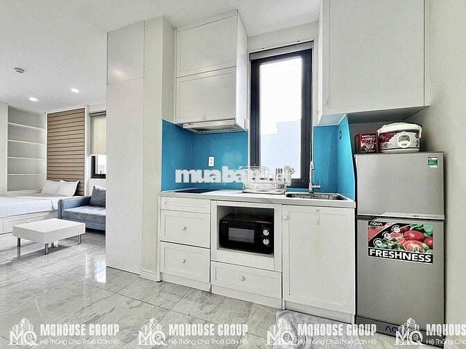 CHO THUÊ CĂN HỘ 1PN/STUDIO 50M2 BANCOL FULL_NỘI THẤT MỚI 100% GẦN Q.1