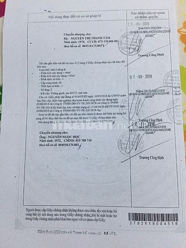 Nhà bán chính chủ không qua trung gian môi giới