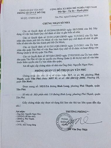Nhà bán chính chủ không qua trung gian môi giới