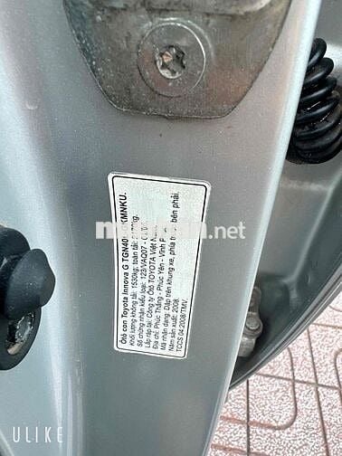 Toyota Innova G 2008 Bạc