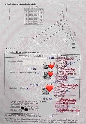 CHÍNH CHỦ BÁN LÔ ĐẤT THỊ TRẤN HÓC MÔN