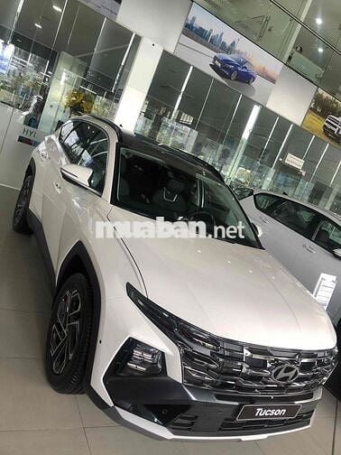 Hyundai Tucson 1.6 Turbo Trắng Tự động