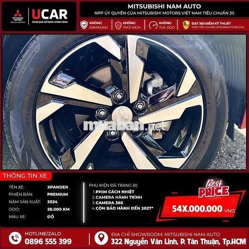 Mitsubishi Xpander Premium 2024 Đỏ 28.000 km