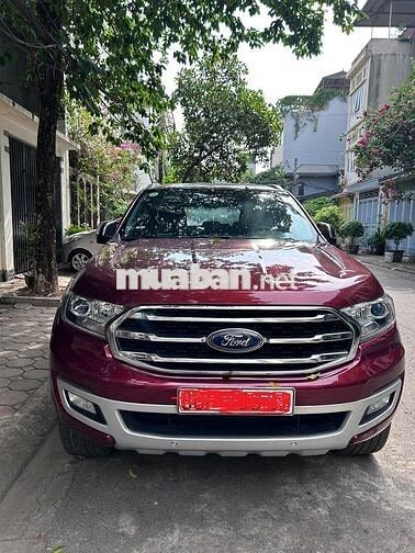 Ford Everest Titanium 1 cầu 2019 65.000km Đỏ