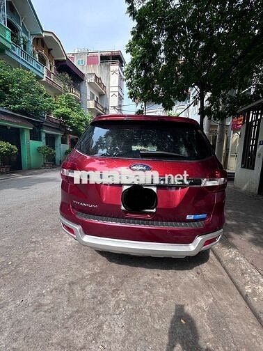 Ford Everest Titanium 1 cầu 2019 65.000km Đỏ