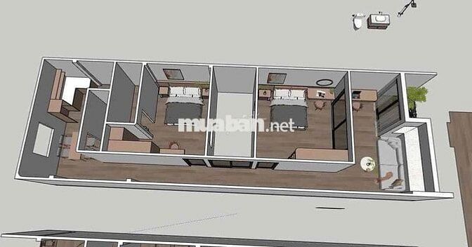 CHO THUÊ CĂN HỘ 2 PHÒNG NGỦ 100M2