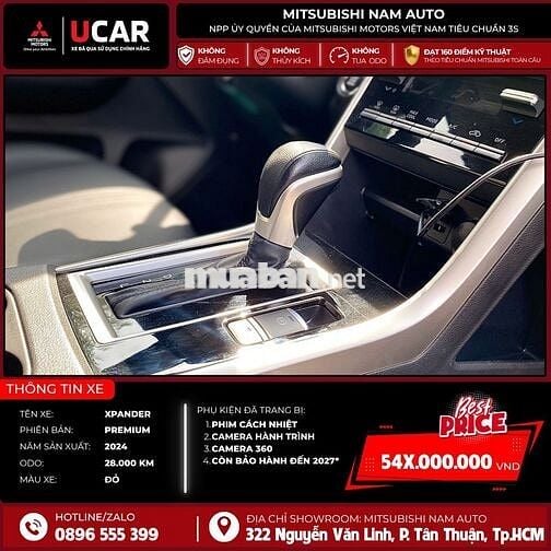 Mitsubishi Xpander Premium 2024 Đỏ 28.000 km