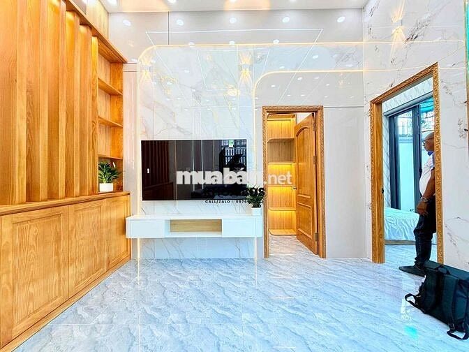 BIỆT THỰ MINI NGANG GẦN 9m MT TTT14 - ĐÔNG THẠNH NHỈNH 5T