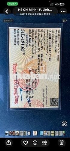 mình bản xe tyota Innova 2019