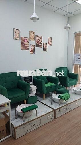 sang tiệm gội đầu dưỡng sinh , nail 37tr