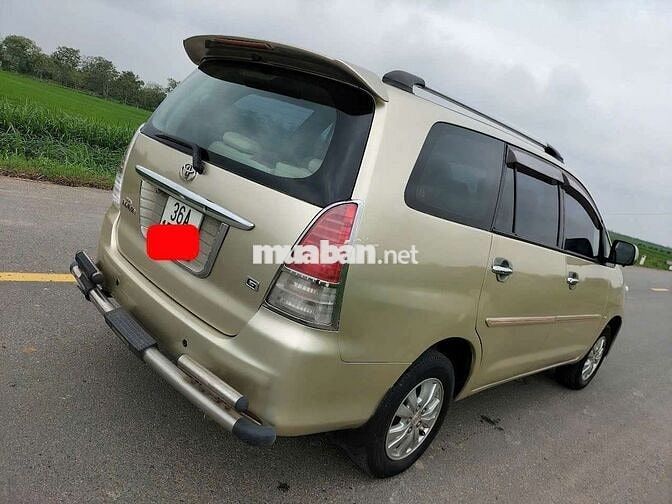 Toyota Innova SX 2008 Vàng cát 7 chỗ