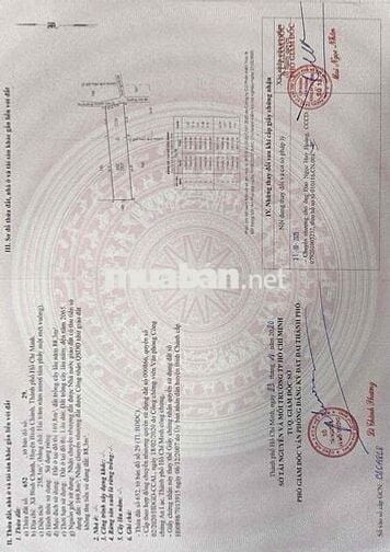 bán gấp đất thổ cư, hẻm xe hơi, đường Đinh Đức Thiện