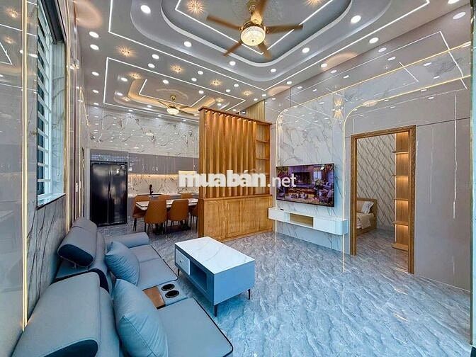BÁN BIỆT THỰ ĐẸP MẶT TIỀN THỚI TAM THÔN 14 HÓC MÔN-SÁT QUẬN 12-5,48 TỶ
