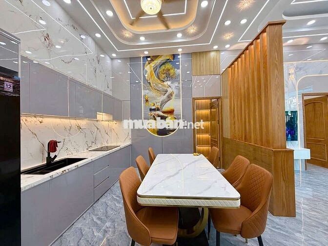 BÁN BIỆT THỰ ĐẸP MẶT TIỀN THỚI TAM THÔN 14 HÓC MÔN-SÁT QUẬN 12-5,48 TỶ