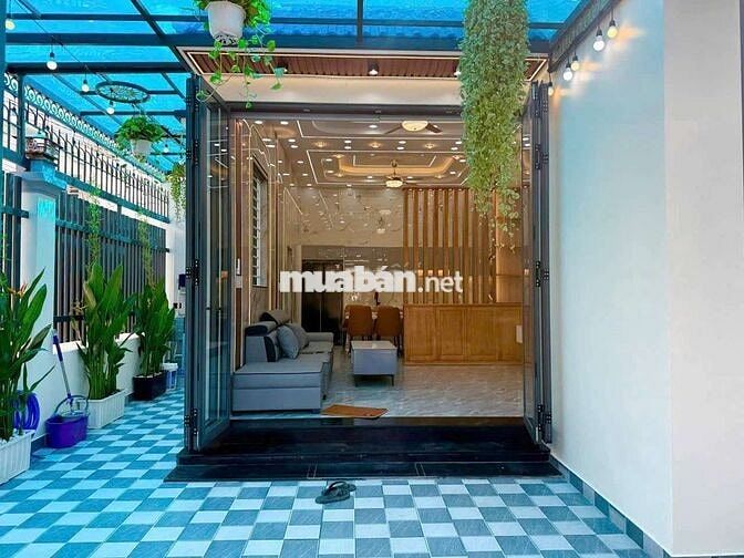 BÁN BIỆT THỰ ĐẸP MẶT TIỀN THỚI TAM THÔN 14 HÓC MÔN-SÁT QUẬN 12-5,48 TỶ