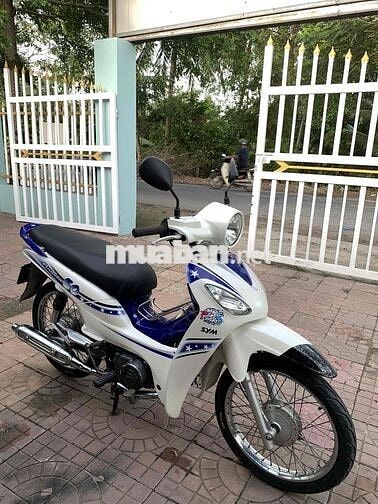 SYM Angela 50  Trắng Xanh