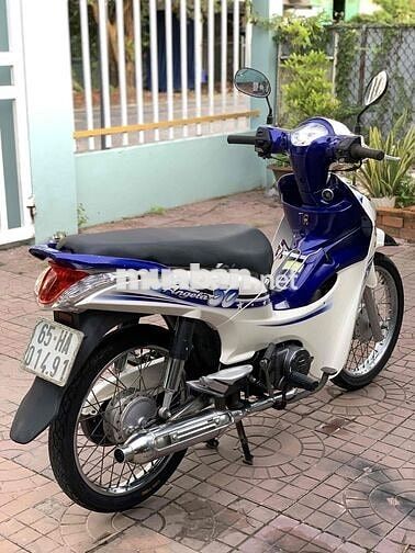 SYM Angela 50  Trắng Xanh