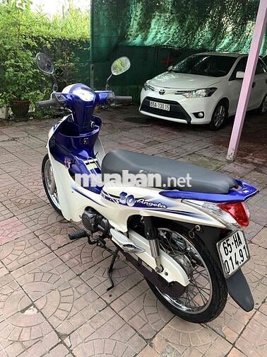 SYM Angela 50  Trắng Xanh