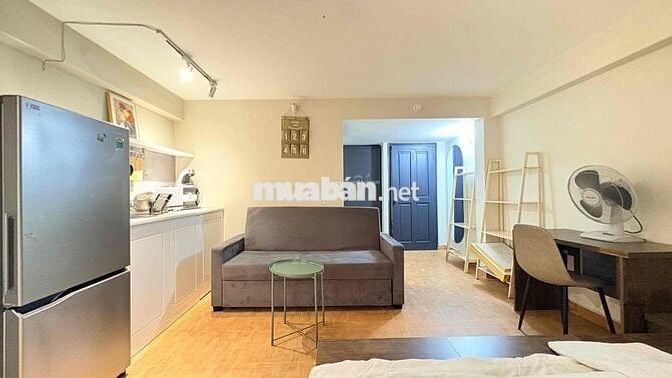 CHỦ NHÀ CHO THUÊ CĂN HỘ STUDIO VINTAGE GIỮA LÒNG QUẬN 1 CHỈ TÍNH ĐIỆN