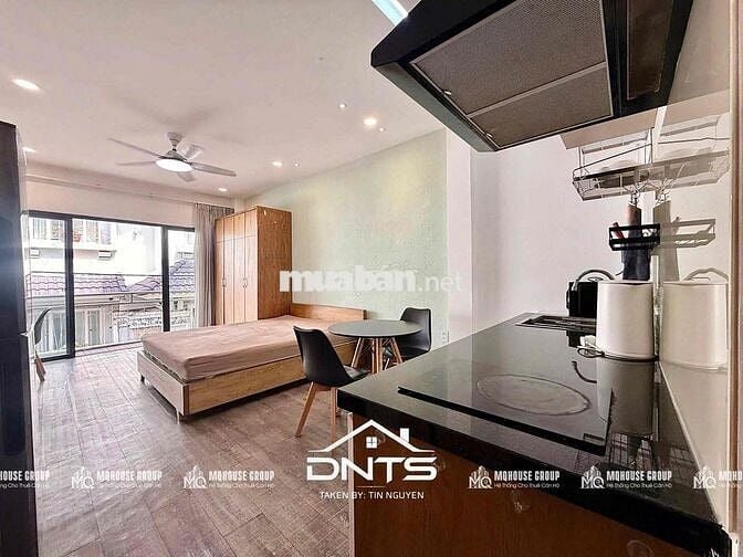 Studio balcony 45m2 đầy đủ nội thất gần Limtower, Công Viên Lê Văn Tám