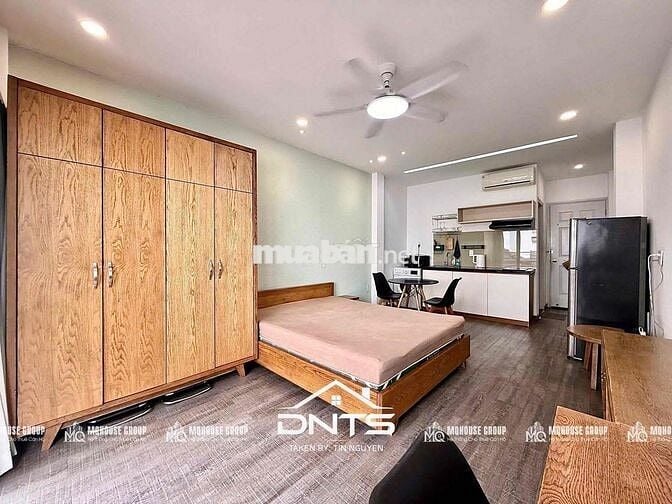 Studio balcony 45m2 đầy đủ nội thất gần Limtower, Công Viên Lê Văn Tám
