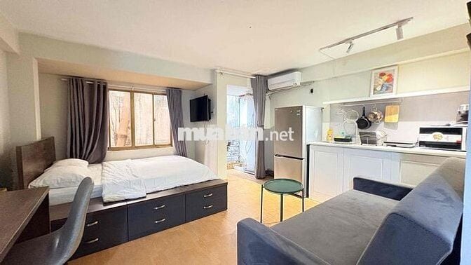 CHỦ NHÀ CHO THUÊ CĂN HỘ STUDIO VINTAGE GIỮA LÒNG QUẬN 1 CHỈ TÍNH ĐIỆN