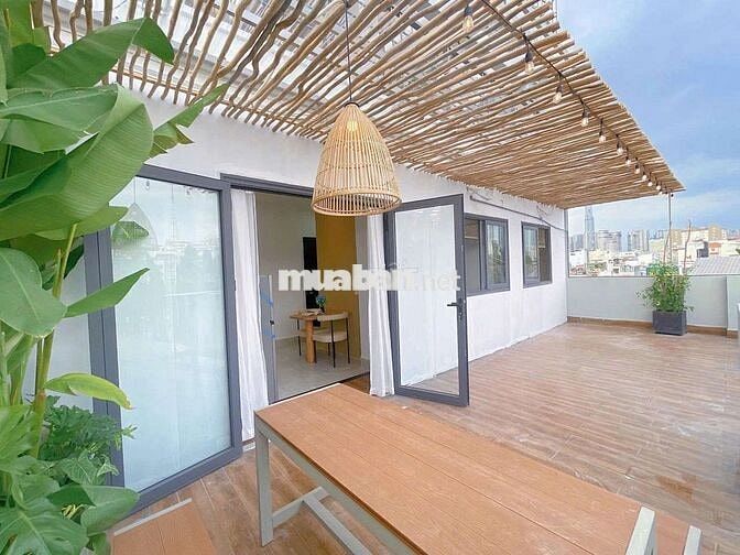Căn hộ sân vườn 80m2 2pn full nội thất Điện Biên Phủ - Q1