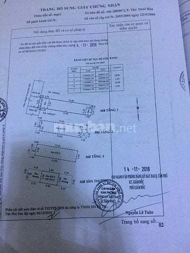 Nhà 4 tầng 8.3 tỷ TL shr CV Đầm sen  gần trường ĐH Văn Lang- Hồng Bàng