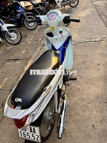 🔴🔴 SYM Angela 50c 2019 Trắng Xanh xe đẹp có góp