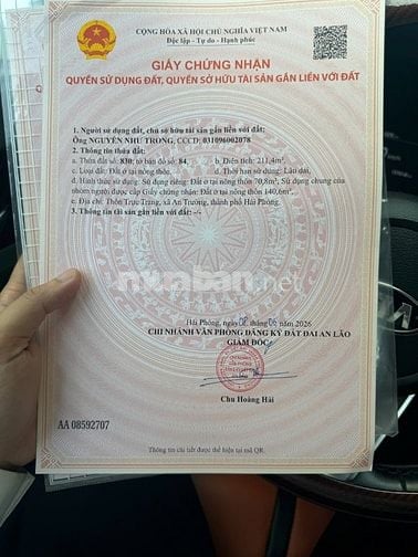 Đất Khu Công Nghiệp Tràng Duệ 3