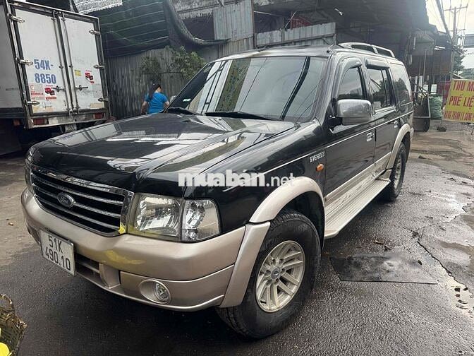 Ford Everest 2005 Số sàn Đen 6 chỗ