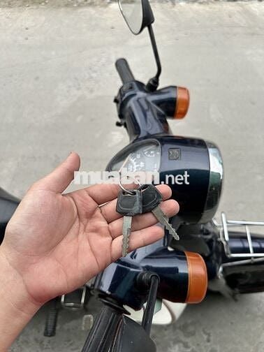 Honda Cub 50cc bánh mâm màu xanh 2019