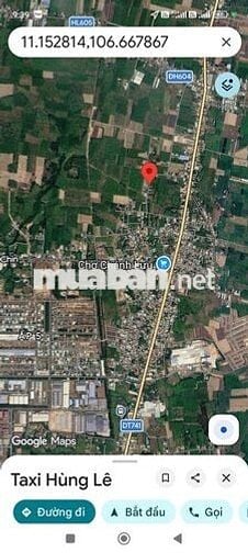 Bán đất gấp gần chợ Chánh Lưu diện tích 740m