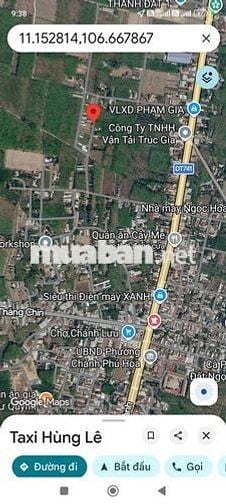 Bán đất gấp gần chợ Chánh Lưu diện tích 740m