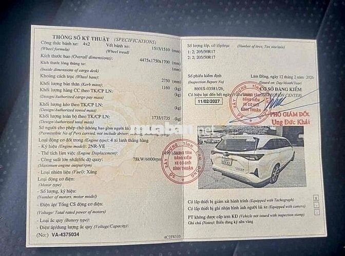 Toyota Veloz Cross Top 2022 Trắng 7 chỗ 260.000 km