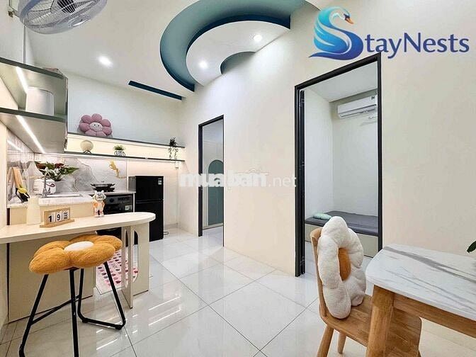 2PN - Cửa sổ thoáng có nội thất