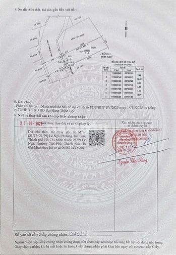 MẶT TIỀN NỘI BỘ LÊ NGÃ, TÂN PHÚ - 58,5M2 - 1T, 2L - CHỈ 8.6 TỶ TL