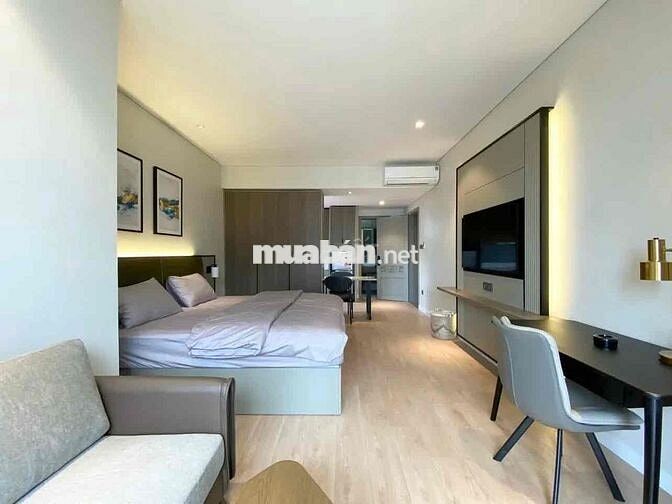 SIÊU PHẨM Q1 CHO THUÊ CĂN HỘ 1 PN TÁCH BẾP BAN CÔNG MỚI 100%