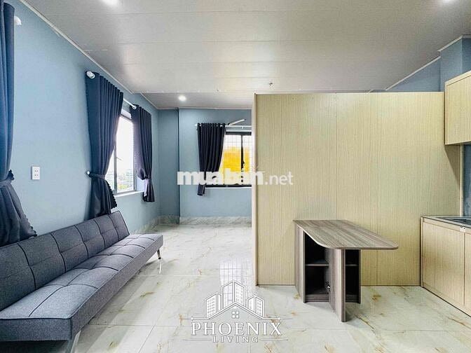 CĂN HỘ 1 PHÒNG NGỦ - TÁCH BẾP FULL NỘI THẤT NGAY MẶT TIỀN TRƯỜNG CHINH