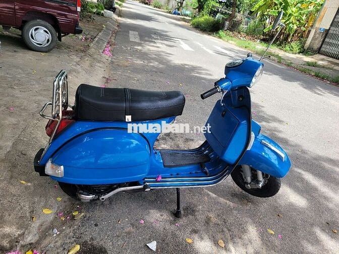  Vespa PX 150 Xanh Ý có đề, pha nhớt Tự động