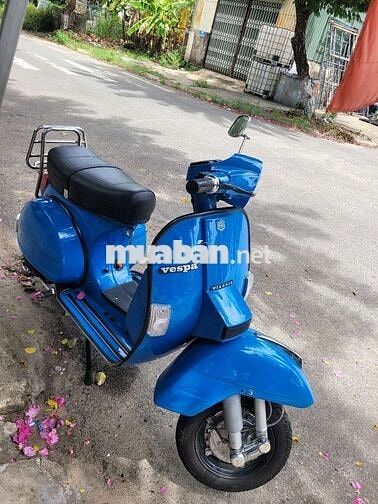  Vespa PX 150 Xanh Ý có đề, pha nhớt Tự động