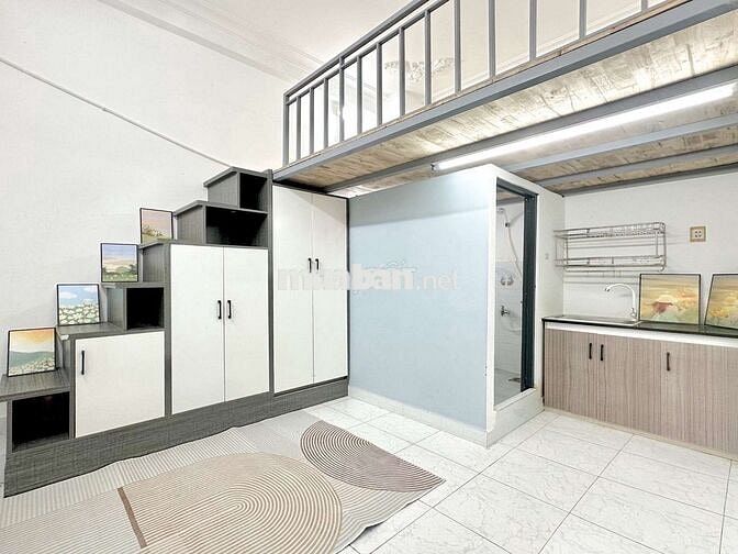 Duplex full nội thất, máy lạnh, tách bếp,...