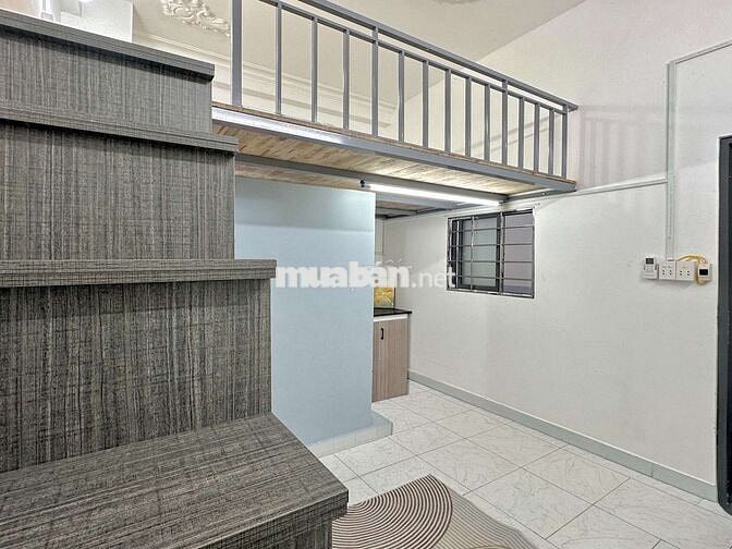 Duplex full nội thất, máy lạnh, tách bếp,...