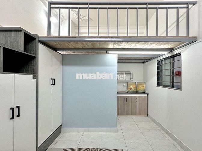 Duplex full nội thất, máy lạnh, tách bếp,...
