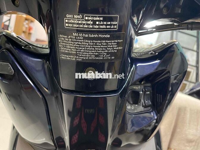 Honda Lead 2020 Xanh Nguyên rin 100%
