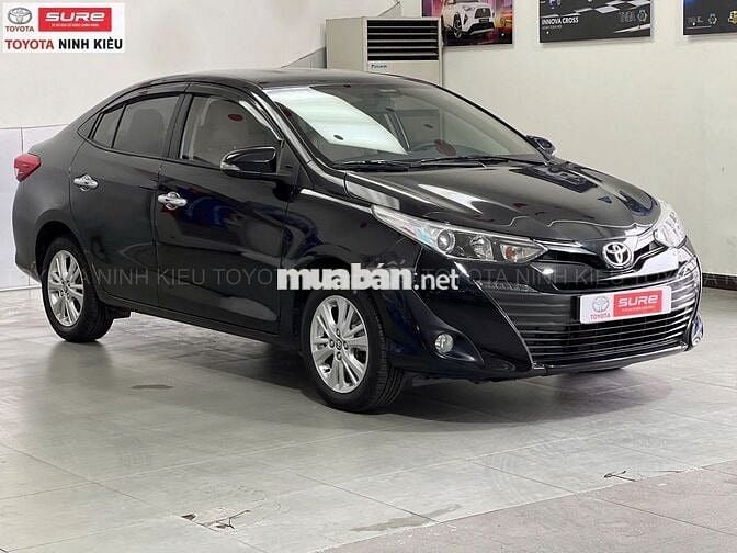 Toyota Vios 1.5G 2019 Đen 64.000 Km