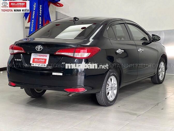 Toyota Vios 1.5G 2019 Đen 64.000 Km