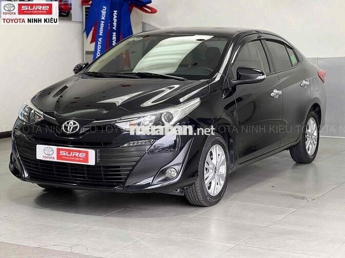 Toyota Vios 1.5G 2019 Đen 64.000 Km
