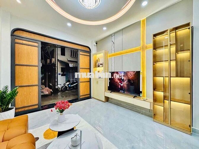 BÙI ĐÌNH TUÝ,p12,BÌNH THẠNH HẺM XE HƠI 5met,45m2 3TẦNG,sát mặt tiền